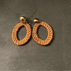Fun woven earrings